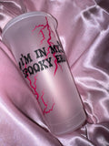 Custom 'Spooky Era' Pink & Black Cup
