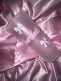 Custom Pink and White Name Cup