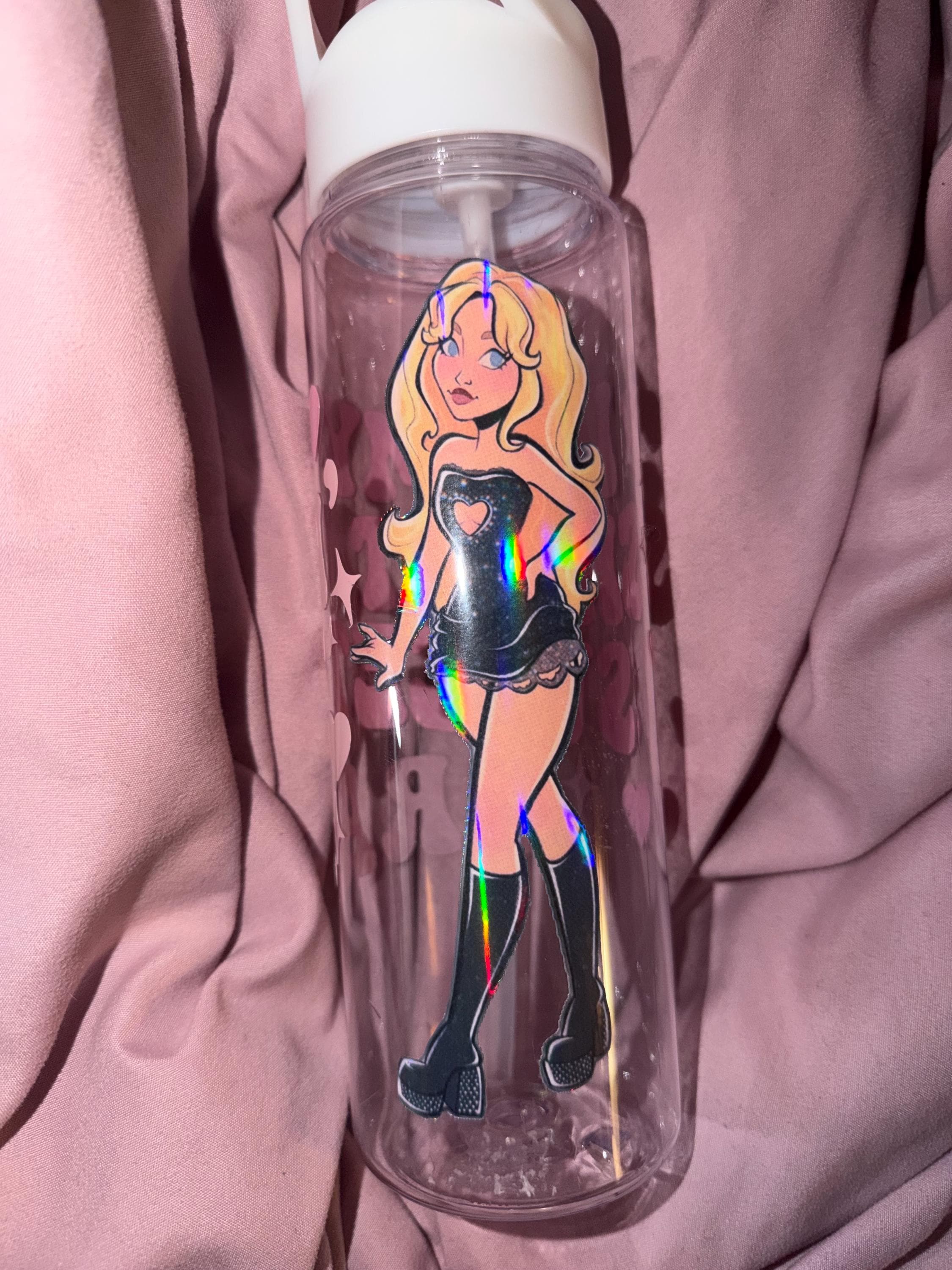 Sabrina Carpenter Inspired Water Bottle