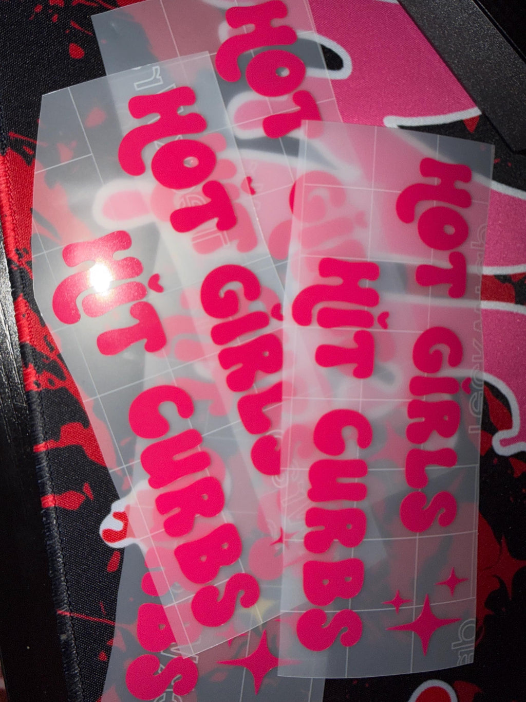 Hot Girls Hot Curbs Vinyl Car Sticker