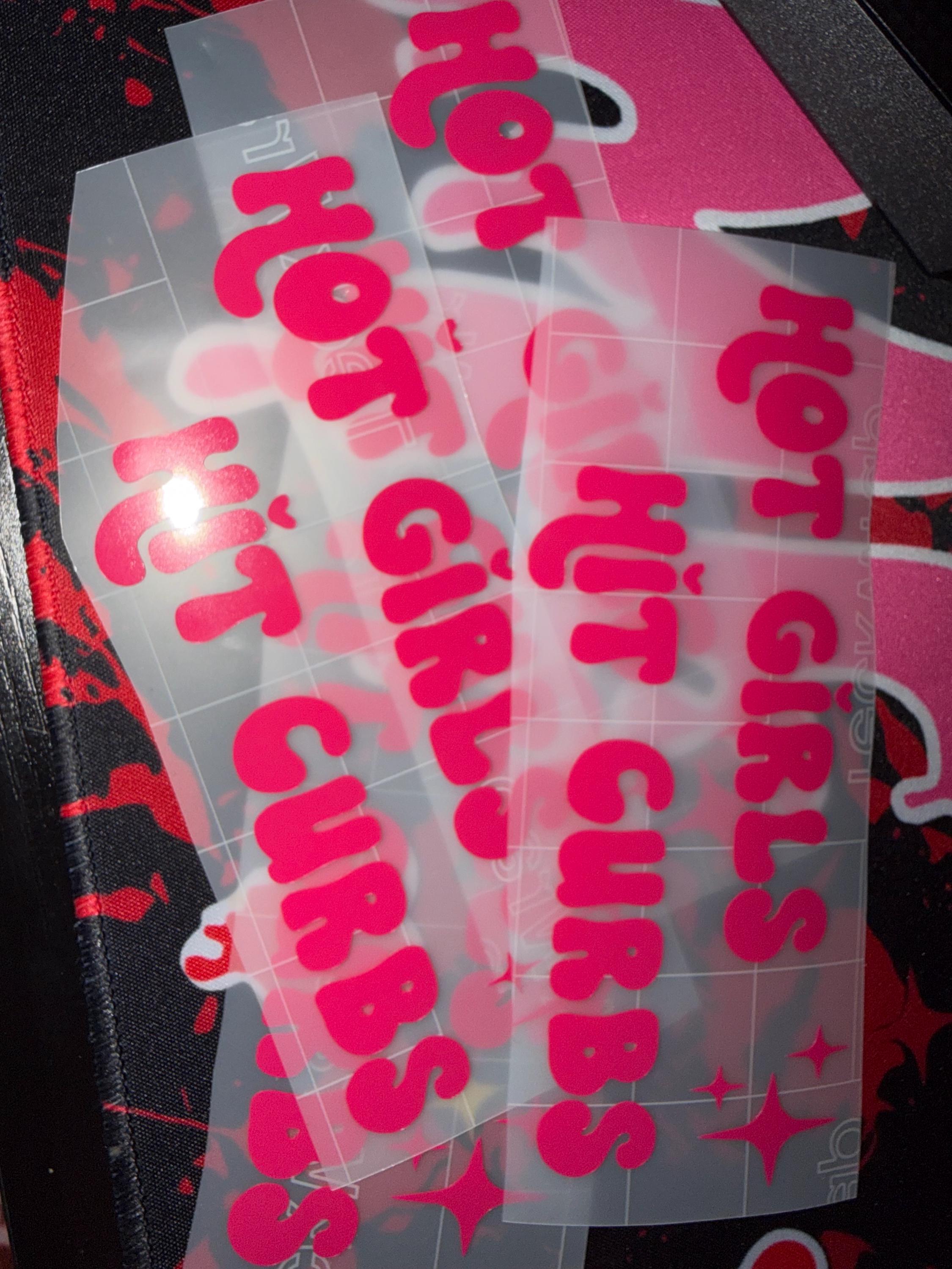 Hot Girls Hot Curbs Vinyl Car Sticker