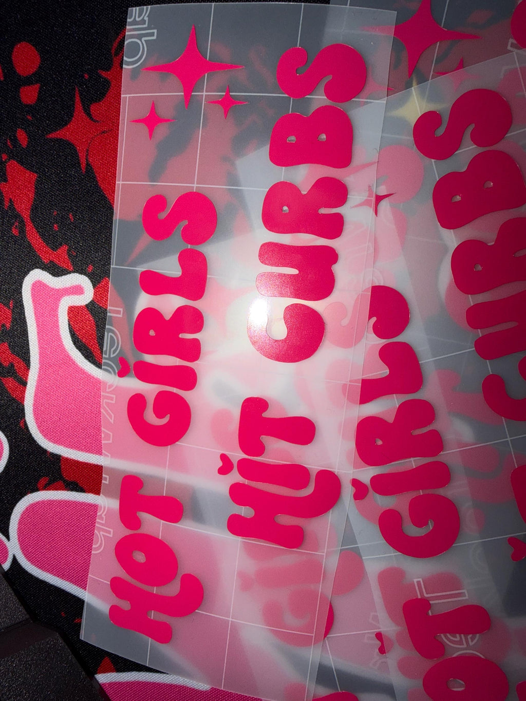 Hot Girls Hot Curbs Vinyl Car Sticker