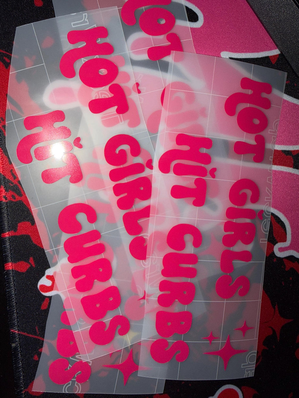 Hot Girls Hot Curbs Vinyl Car Sticker
