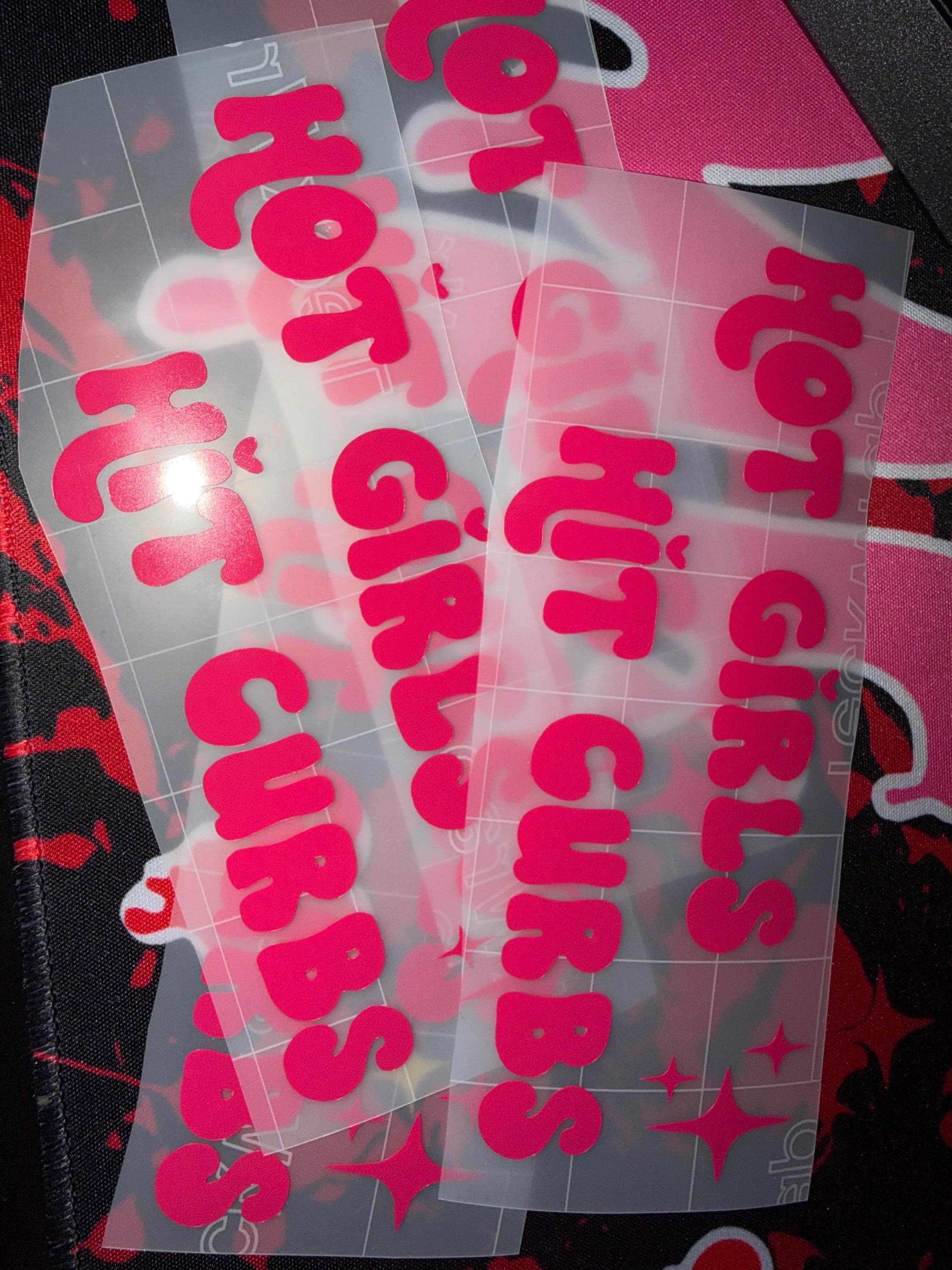 Hot Girls Hot Curbs Vinyl Car Sticker