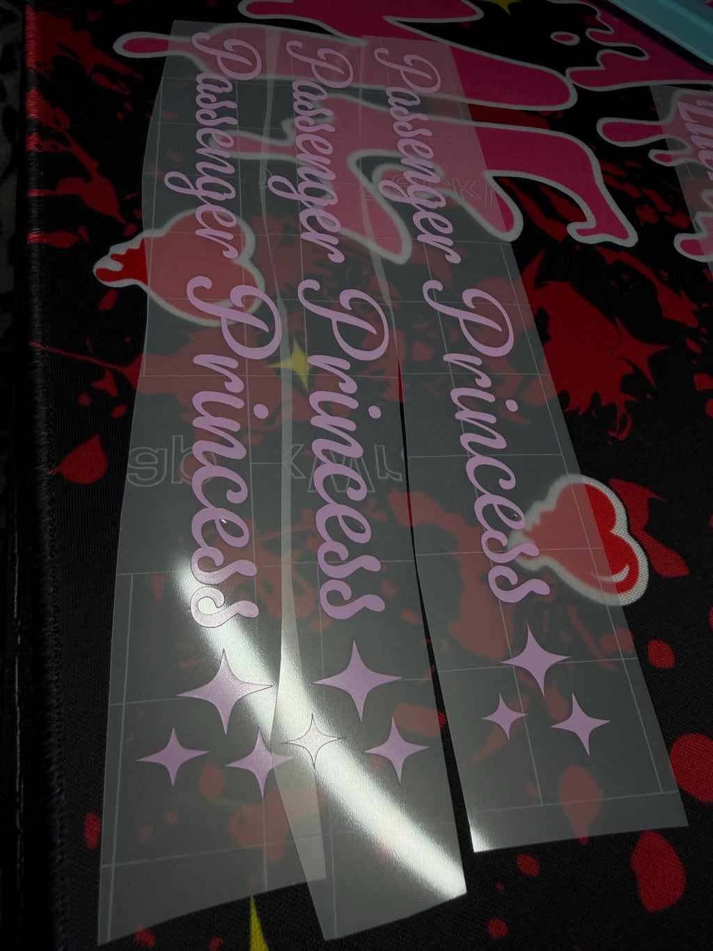 Passenger Princess Car Vinyl Sticker