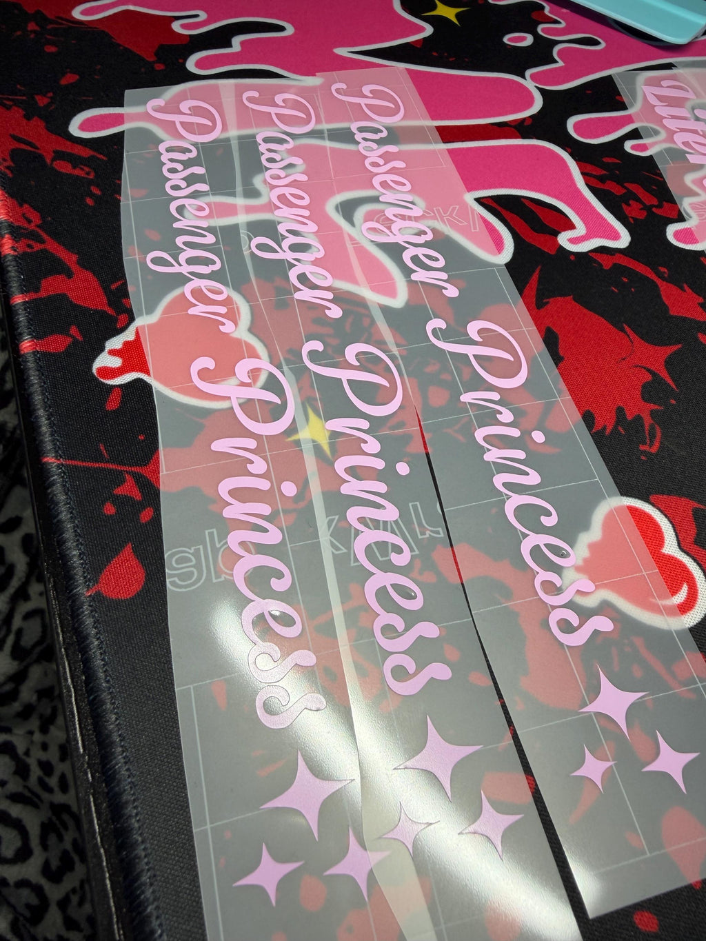 Passenger Princess Car Vinyl Sticker