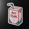 Boys Tears Juice Box Vinyl Sticker